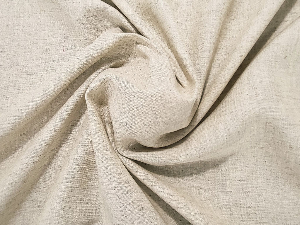 Natural Colour Matka Silk Plain Fabric
